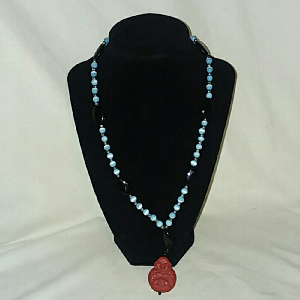Oriental Syyle Budda Necklace ~20"
